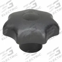 KIPP Hand Knob: 7 Point, Plastic w/ Steel Thread, M12 Thread, 18 mm Thread Lg, 63 mm Dia (MPN K0155.212). Key specifications — Brand: KIPP.