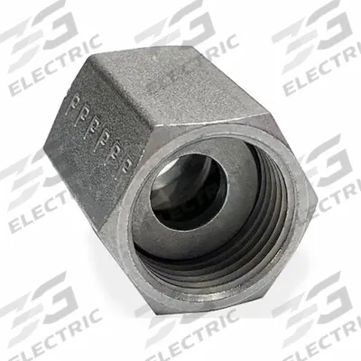 PARKER Compression Fitting Nut: 3/8 in OD size, 11/16"-16 Thread Size, O-Ring Face Seal - O-Ring Face Seal Stainless Steel Compression Fittings