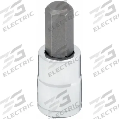 WESTWARD Socket Bit: 3/8 in Drive Size, Hex Tip, 5/16 in Tip Size, 1 3/4 in Overall Lg - Hex Bit Sockets