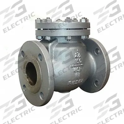 MILWAUKEE VALVE Swing Check Valve: Swing, Inline Valve Body, 8 in Pipe Size, Flange x Flange - Carbon Steel Inline Swing Check Valves