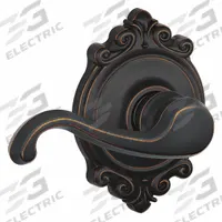 SCHLAGE RESIDENTIAL Door Lockset: Passage Lever Locksets, Bronze (MPN F10 CHP 716 BRK). Key specifications — Ligature Resistance: Not Ligature-Resistant; Brand: SCHLAGE RESIDENTIAL; Lockset Function ANSI Code: F75; Visual Indicator Message: No Message; Lockset Style: Brooklyn; ADA Compliant: No; Finish: Aged Bronze : Brass.