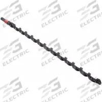 MILWAUKEE Auger Drill Bit: 1/2 in Drill Bit Size, 24 in Overall Lg, Hex Shank, Pole Auger Auger (MPN 48-13-6802). Key specifications — attr255259: Pole Auger; attr255260: Steel; attr255261: PTFE; attr277197: MILWAUKEE.