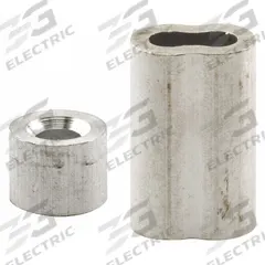 PRIME-LINE Ferrule and Stop: Aluminum, 4 9/16 in Overall Ht, 2 23/32 in Overall Wd, 1 PR (MPN GD 12153). Key specifications — Brand: PRIME-LINE; Material: Aluminum; Product Type: Ferrule and Stop.