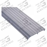 NATIONAL GUARD Door Threshold: Saddle, Aluminum, 4 ft Lg (MPN 350-48"). Key specifications — Brand: NATIONAL GUARD; Transition Type: Fluted.