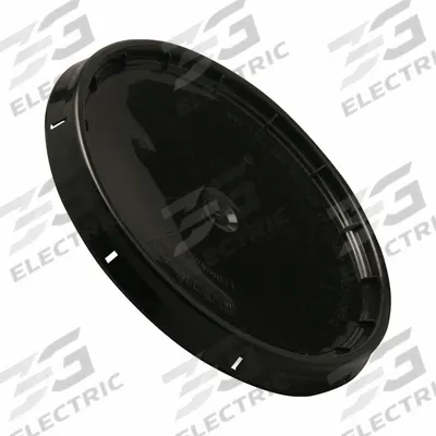 GRAINGER Lid: Gasketed, 12 1/4 in Overall Dia, Black, Plastic - Snap-On Lids