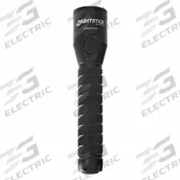 NIGHTSTICK Flashlight: Rechargeable, 1,100 lm, 3.25 hr Run Time at Max. Brightness, 228 m Max Beam (MPN TAC-670XL). Key specifications — Brand: NIGHTSTICK; Switch Location: Tail; Charger Style Included: AC/DC Cords with Charger; Body Material: Metal; Battery Requirements - Broad: Includes Rechargeable.