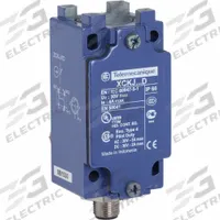 TELEMECANIQUE SENSORS Limit Switch Body: EN50041 Body, 2 Mounting Holes, 1NO/1NC, Metallic (MPN ZCKJ1D). Key specifications — attr1019579: 5-Pin M12 Male Connector; attr1018601: XCKJ; attr211338: TELEMECANIQUE SENSORS; attr1027434: No Indicating Light Included; attr1038844: Metallic.