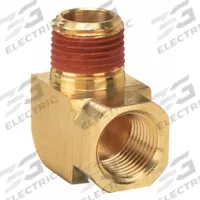 PARKER Metal Pipe Elbow: 90° Elbow, 1/4 in x 1/4 in, Female NPT Threaded x Male NPT Threaded (MPN VS2202PA-4-4). Key specifications — Maximum Operating Pressure: 1,000 psi.