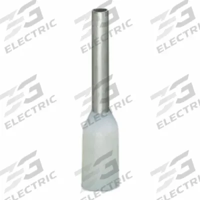WAGO Wire Ferrule: 20 AWG Max Wire Size, Holds 1 Wire, White, Polypropylene - Insulated Ferrules
