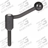 KIPP Adjustable Handle: Steel, 1/2"-13 Thread, 60 mm Thread Lg, 106 mm Lg (MPN K0108.2A51X60). Key specifications — Brand: KIPP.