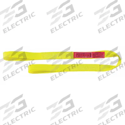 LIFT-ALL Web Sling: Type 3, Nylon, 18 ft Sling Lg, 16 in Eye Lg - Light-Use Nylon Flat-Eye Web Slings