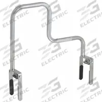 APPROVED VENDOR Bathtub Grab Bar: Wave, 15 in Lg, 1 in Dia, Steel, Chrome-Plated, 250 lb Wt Capacity (MPN 4WMJ5). Key specifications — Finish: Chrome-Plated; Bar Style: Wave; Brand: APPROVED VENDOR.