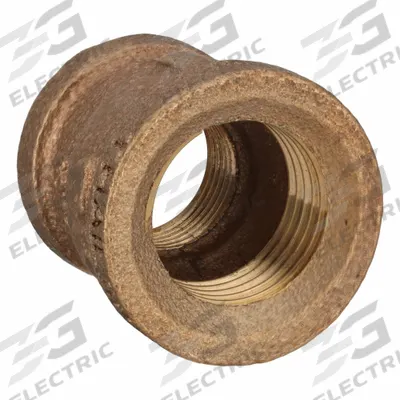 APPROVED VENDOR Metal Pipe Straight: Straight, 1/2 in x 3/8 in, Class 125, None Brass - Threaded Low-Pressure Pipe Fittings for Potable Water