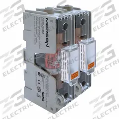 MERSEN Fuse Block: Open Block Design, 2 Pole, 600 V AC, Box Lug (MPN FB60J30B2). Key specifications — Brand: MERSEN.