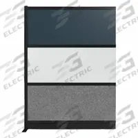 LUXOR Adaptable, stylish dividers designed to create flexible, private, and productive workspaces (MPN MW-5370-XWCGWB). Key specifications — Frame Finish: Eggshell; Frame Material: Aluminum; Mounting Location: Add-On; Panel Color: Gray; Panel Surface Material: Plastic; Panel Secondary Color: Blue.