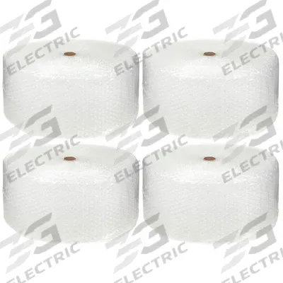 APPROVED VENDOR Bubble Rolls: 5/16 in Bubble Size, 12 in Roll Wd, 375 ft Roll Lg, Clear - Standard Bubble Rolls