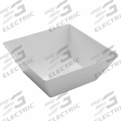 AMERICAN METALCRAFT Melamine Bowl,Square,11-3/4": 208 oz Capacity, Melamine, White (MPN MELSQ117). Key specifications — Brand: AMERICAN METALCRAFT; Color: White; Material: Melamine; Product Type: Bowl.
