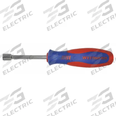 WESTWARD Hollow Round Shank Nut Driver: Straight, Metric, Without Magnetized Tip - Standard Nut Drivers