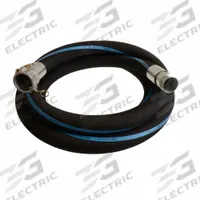 Suction and Discharge Hose: 6 in Hose Inside Dia., 150 psi, Black, 6 in x 6 in Fitting Size (MPN RSG600-25CN). Key specifications — Temp. Range: -25° to 200°F; Hose Color: Black; Brand: CONTINENTAL.