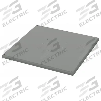 HOFFMAN Pedestal Base: Steel, 24 in x 24 in - Pedestal Bases