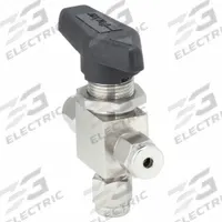 PARKER Manual Three-Way Ball Valve: 1/8 in, 316 Stainless Steel, L Flow, Std Port Ball Port, Lever (MPN 2A-MB2XPFA-SSP). Key specifications — Brand: PARKER; Handle: Lever.