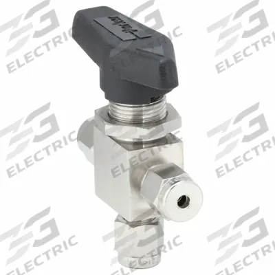 Parker Manual Three-Way Ball Valve: 1/8 in, 316 Stainless Steel, L Flow, Std Port Ball Port - Stainless Steel Ball Valves