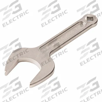 TEKTON Open End Wrench: Chromium Molybdenum Steel, Satin, 1 7/16 in Head Size - SAE, Single End, Open End Service Wrenches