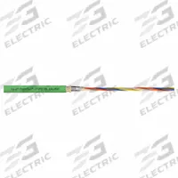 CHAINFLEX Bus Cable: (4) Pr 26 AWG (0.15), PUR, Order by the Foot, Ethernet/CAT5, Black (MPN CFSP-182-045). Key specifications — Bus System: Ethernet/CAT5; Conductor Grouping: (4) Pair 26 AWG; Minimum Bend Radius Factor - Fixed: 5 x OD; Minimum Bend Radius Factor - Flexible: 8 x OD; Shielding: Shielded; Brand: CHAINFLEX.