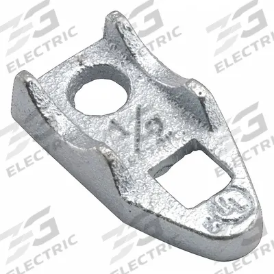 RACO Back Spacer: 2 1/2 in Trade Size, Iron - Surface Mount Clamps for Conduit & Pipe