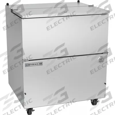 BEVERAGE-AIR Refrigerator: 12.7 cu ft, 41 1/8 in Ht, 30 5/8 in Dp - Milk Coolers