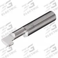 MICRO 100 Grooving Tool: 3/8 in Shank Dia., Right Hand, 2-1/2 in Overall Lg (MPN OR-208-13)