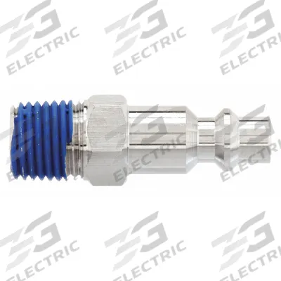 SPEEDAIRE Quick Connect Hose Coupling: 3/8 in Body Size, 1/2 in Hose Fitting Size - Industrial Interchange Stainless Steel Quick-Connect Air Coupling Plugs