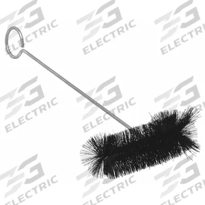 COOPER TOOLS Flask Bottle Brush: 16 in Overall Lg, Nylon, Black - Lab Brushes