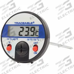 CONTROL COMPANY Digital Thermometer: -58°F to 302°F /-50°C to 150°C, ±1°C, 0.1°F /0.1°C (MPN 4049). Key specifications — Brand: CONTROL COMPANY; Accuracy: ±1 °C.