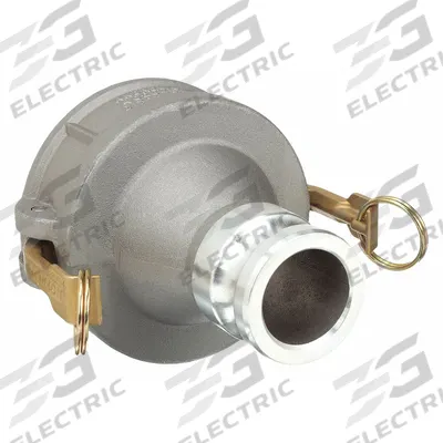 DIXON VALVE & COUPLING Cam and Groove Adapter: 100 psi Max. Working Pressure @ 70 F, 6 11/32 in Overall Lg - Type DA Aluminum Cam & Groove Fittings