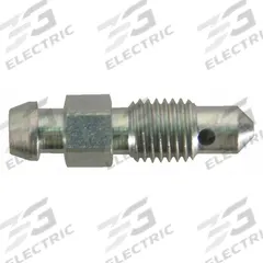 SUR&R Brake Bleeder Screw: Brake Bleeder Screw, M8-1.0 Thread Size, Steel, 5 Pieces, 5 PK (MPN BB10). Key specifications — Material: Steel; Product Type: Brake Bleeder Screw; Thread Size: M8-1.0; Brand: SUR&R; Color: Silver.