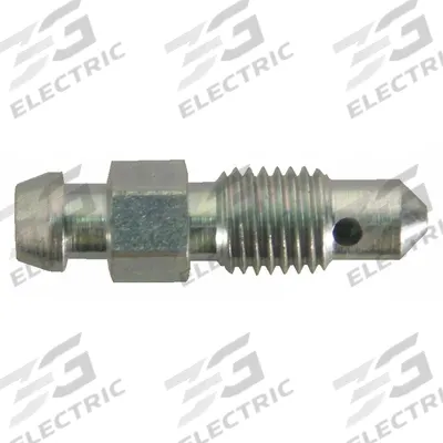 SUR&R Brake Bleeder Screw: Brake Bleeder Screw, M8-1.0 Thread Size, Steel, 5 Pieces - Hydraulic Brake Line Accessories