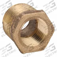 APPROVED VENDOR Metal Pipe Straight: Straight, 3/8 in x 1/4 in, Brass, 200 psi, Bushing (MPN 22UL36). Key specifications — Brand: APPROVED VENDOR; Maximum Operating Pressure: 200 psi.