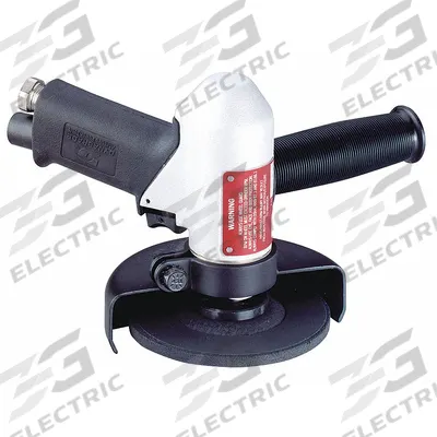 DYNABRADE Air Angle Grinder: 5 in_4 1/2 in Wheel Dia, 0.7 hp Horsepower - Standard Reach Air-Powered Angle Grinders