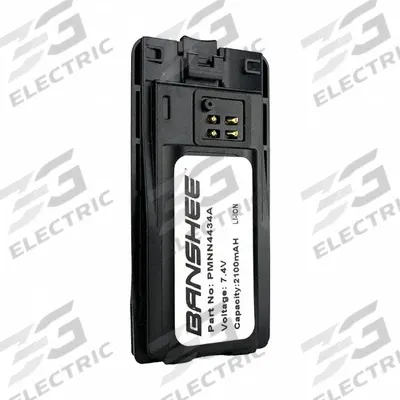 BANSHEE Radio Battery: Fits Motorola, 2,100 mAh, Lithium Ion - Motorola-Compatible Batteries