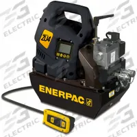 ENERPAC Hydraulic Electric Pump: 10,000 psi Max. Op Pressure, 60 cu in/min Max. Flow Rate, 115V AC (MPN ZU4204TB-Q). Key specifications — attr941810: ZU4204TB-Q; attr941817: 4-Way.
