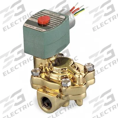 REDHAT Solenoid Valve: 2-Way, Normally Closed, 3/4 in Pipe Size, 110V AC/120V AC - 2-Way/2-Position, Normally Closed Solenoid Valves