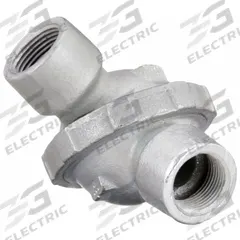 Swivel Elbow: Iron, Electroplated, 3/4 in Trade Size, Female to Female, NPT (MPN UNAF75). Key specifications — Ends - Hazardous Fittings: 3/4 in FNPT x 3/4 in FNPT; Material: Iron; Finish: Electroplated; Brand: APPLETON ELECTRIC.