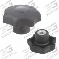 KIPP Hand Knob: 7 Point, Plastic w/ SS Thread, #10-32 Thread, 10 mm Thread Lg, 25 mm Dia (MPN K0154.2A1). Key specifications — Brand: KIPP.