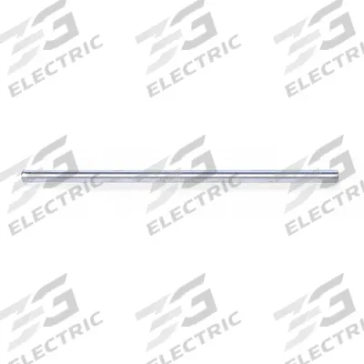 OHAUS Aluminum Rod: Aluminum, 1/2 in Rod Dia, 18 in Overall Lg, 1 in Overall Ht - Lab Support Rods