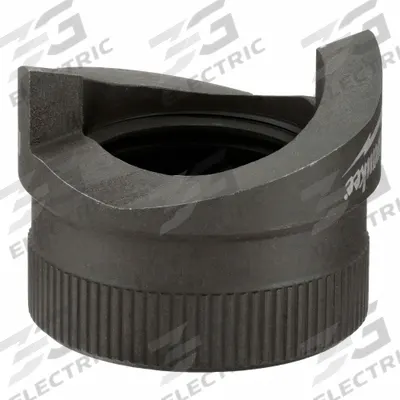 MILWAUKEE Knockout Punch: 10 ga Sheet Metal Capacity (Steel), 1/2 in Nominal Size - Milwaukee Knockout Punches & Dies