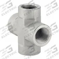 PARKER Metal Pipe Cross: 1/2 in x 1/2 in x 1/2 in x 1/2 in, 3,000 psi, Steel, 2 7/16 in Lg, Cross (MPN 1/2 KMMOO-S). Key specifications — Maximum Operating Pressure: 3,000 psi; (DO NOT SEND) Manufacturer Location: Globally Sourced.