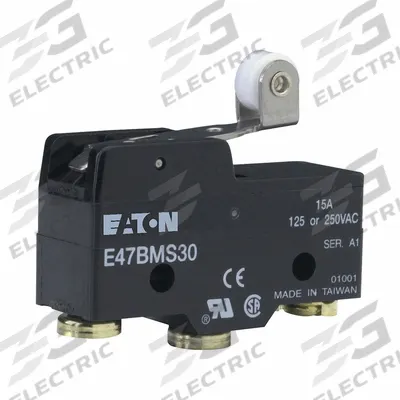 EATON Snap Action Switch: Roller Lever Actuator, SPDT - Roller-Lever Snap-Action Switches
