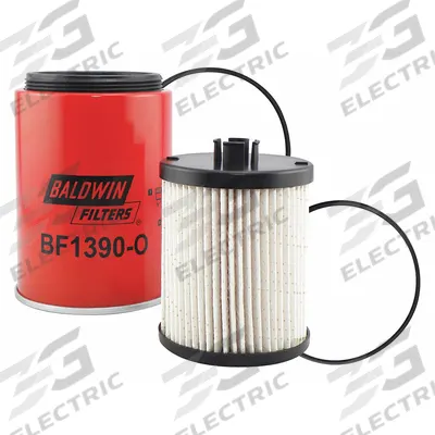 BALDWIN FILTERS Fuel Filter: Spin-On, 4 3/8 in Outside Dia, 1"-14 Thread Size, Cellulose - Spin-On Fuel Filters