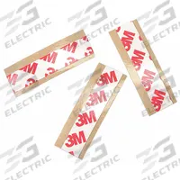 3M Film Tape: Strip, 1 in Pre-Cut Wd, 2 in Pre-Cut Lg, 8.3 mil Thick, Acrylic, Polyester Film (MPN 3M GPT-020). Key specifications — Series: GPT-020; Backing Material: Polyester Film.